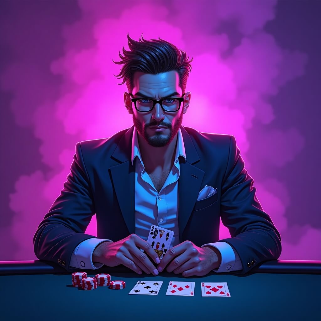 Poker Character Illustration